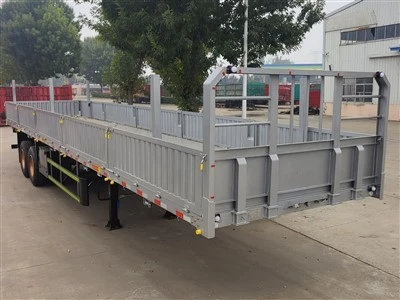 Sơ mi rơ moóc có hàng rào 2-trục 25 tấn